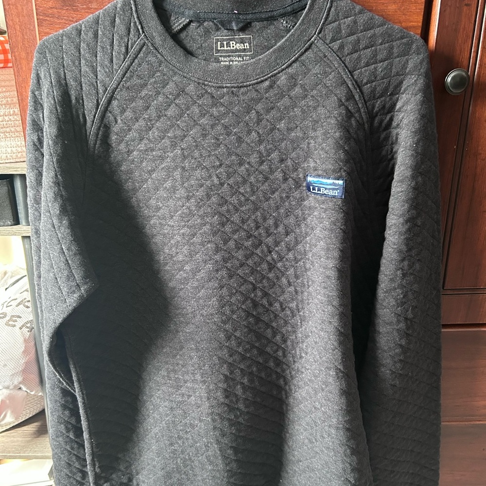 L.L. Bean Charcoal Traditional Fit Shirt